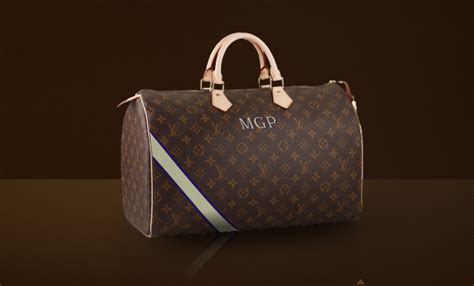 borsa louis vuitton con righe personalizzata